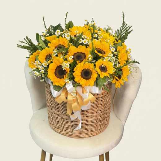 ตะกร้าทานตะวัน Sunny Basket